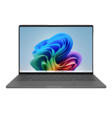 Ноутбук ASUS Zenbook A14 UX3407QA-QD267W, Snapdragon X1 26 100/Qualcomm Hexagon/LPDDR5X 16GB/512GB PCIE SSD/Adreno GPU/WUXGA/1920x1200/Win 11 Home/серый