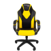 Кресло компьютерное Chairman game 17, экопремиум, черный/желтый