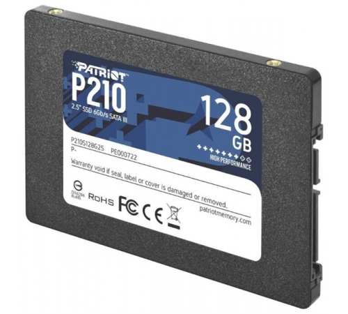 Твердотельный накопитель Patriot P210, 128GB, 2.5"
