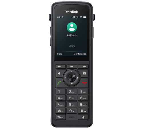 IP-телефон YEALINK AX86R, 2.4", Wi-Fi 6, IP67, Alarm, виброоповещение, Bluetooth, 3.5 mm, Type-C, SNC, звук HD, черный