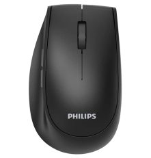 Мышь беспроводная Philips SPK7627, 2.4 GHz, bluetooth 3.0/5.0, 5 кнопок, 1600 dpi, аккумулятор, черный