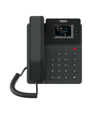 SIP-телефон Fanvil V60W, 4 SIP-аккаунта, 2.4" 320x240 цветной экран, POE, БП в комп., 2x100 Mbps, Wi-Fi 6, BT 5.4, черный