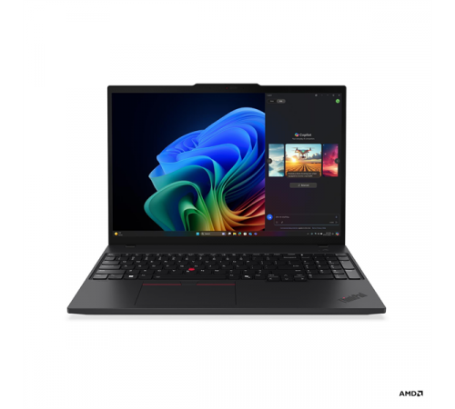 Ноутбук Lenovo ThinkPad T16 G4/ 16"/ WUXGA/ 1920x1200/ IPS/ AMD Ryzen AI 7 PRO 350/16GB DDR5/512GB SSD/Radeon 860M/WiFi7/BT/Kb Ru/Eng/Win 11 Pro ENG/черный