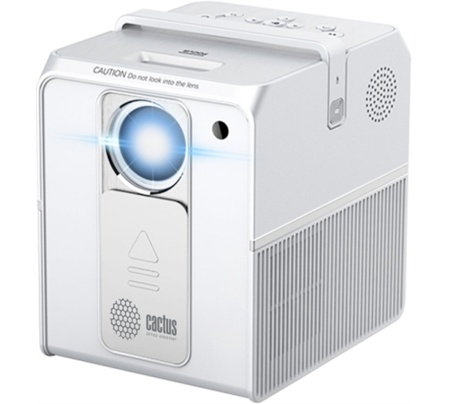 Проектор Cactus CS-PRC.04WT, Full HD, LCD, 3500Lm, 1920x1080, 1000:1, 1xUSB typeA, 1xHDMI, белый