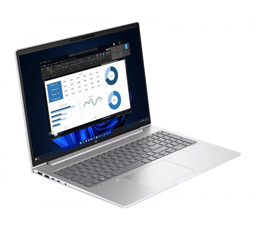 Ноутбук HP Probook 460 G11, Intel Core Ultra 7 155U/16GB DDR5 5600/512GB SSD/16"/WUXGA/1920x1200/UWVA/Intel AX211 Wi-Fi/Dos/KB Eng/Rus/серебристый