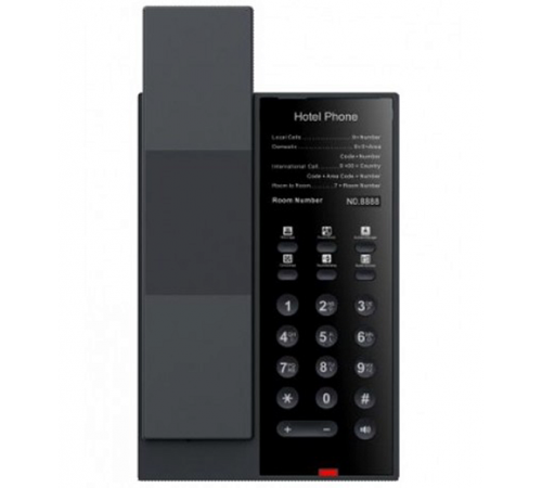 SIP-телефон Fanvil H602, 2 SIP-аккаунта, POE, 1x100 Mbps, БП в комплекте, черный