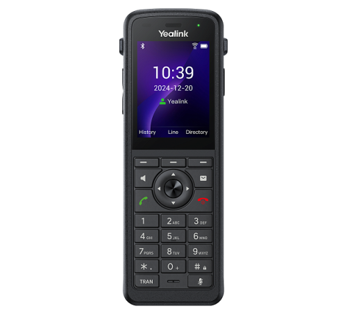 IP-телефон YEALINK AX86R, 2.4", Wi-Fi 6, IP67, Alarm, виброоповещение, Bluetooth, 3.5 mm, Type-C, SNC, звук HD, черный