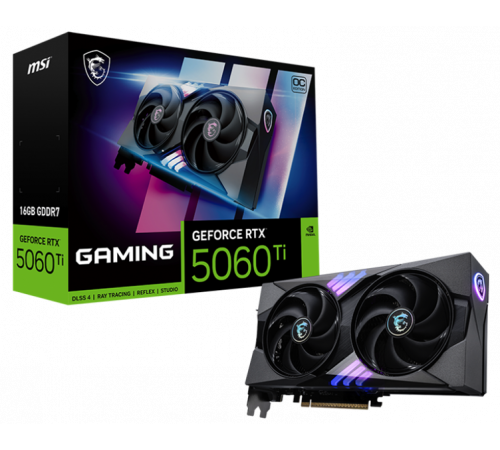 Видеокарта MSI RTX 5060 TI 16G GAMING OC 16GB, GDDR7/128-bit