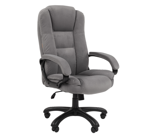 Офисное кресло Chairman Home 600, ткань Т-55, серый