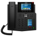 SIP-телефон Fanvil X5U, 16 SIP-аккаунтов, 3.5" 480x320 цветной экран, POE, БП в комплекте, 2x1 Gbps, BT 4.2, чёрный