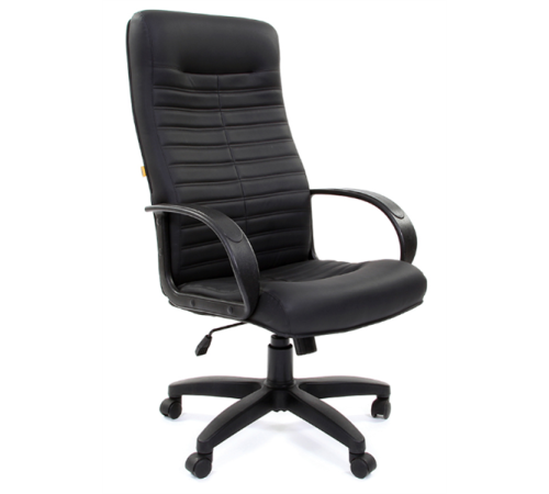 Офисное кресло Chairman 480 LT, экопремиум, черный