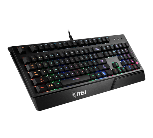 Клавиатура проводная игровая MSI VIGOR GK20, USB, черный