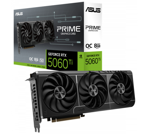 Видеокарта ASUS PRIME-RTX5060TI-O8G 8GB, GDDR7/128-bit