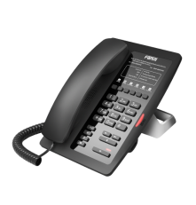 SIP-телефон Fanvil H3, 2 SIP-аккаунта, POE, БП в комплекте, 1x100 Mbps, чёрный