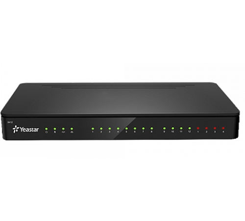 Телефонная IP-АТС Yeastar S412 на 20 абонентов 2GSM/2UMTS/2 LTE- порта