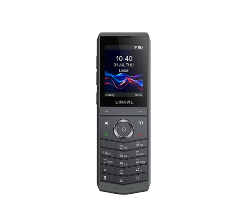 SIP-телефон LINKVIL W620W, 8 SIP-аккаунтов, 2.4" 240 х 320 цветной экран, BT 5.0, 3000 mAh, черный