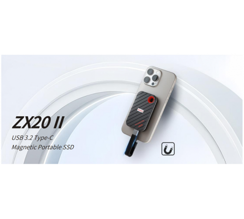 Внешний накопитель SSD 1TB Netac ZX20 II, USB 3.2, черный
