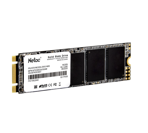 Твердотельный накопитель Netac N535N, 256GB, M.2(22x80mm)