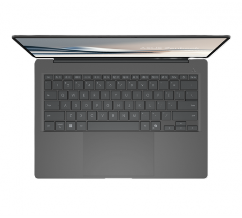 Ноутбук ASUS Zenbook A14 UX3407QA-QD267W, Snapdragon X1 26 100/Qualcomm Hexagon/LPDDR5X 16GB/512GB PCIE SSD/Adreno GPU/WUXGA/1920x1200/Win 11 Home/серый