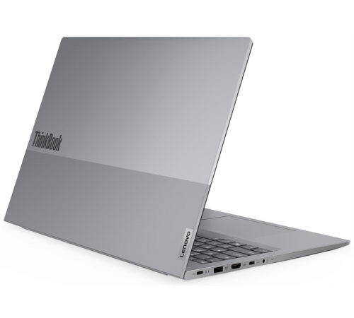 Ноутбук Lenovo ThinkBook 16 G7 ARP, AMD Ryzen 7 7735HS/16GB DDR5 4800/512GB SSD M.2/Radeon 680M/16"/WUXGA/1920x1200/IPS/WiFi 6E/KbRu/Eng/BT/IR Cam/NoOS/серый