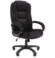Офисное кресло Chairman Home 600, ткань, Т-84, черный