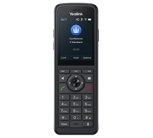 IP-телефон YEALINK AX86R, 2.4", Wi-Fi 6, IP67, Alarm, виброоповещение, Bluetooth, 3.5 mm, Type-C, SNC, звук HD, черный