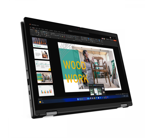 Ноутбук Lenovo ThinkPad L13 2-in-1 Gen 5, Intel Ultra 7 155U/16GB LPDDR5/1TB SSD M.2/Intel Graphics/13.3"/WUXGA/1920x1200/Touch IPS/,FHD/Wi-Fi 6/BT/KB Ru Eng/Win11 PRO Eng/черный