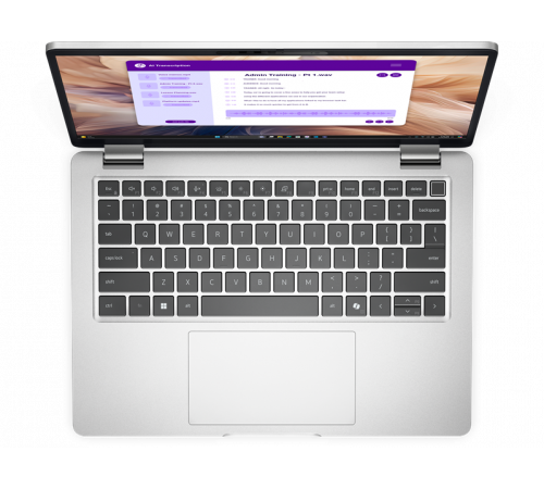 Ноутбук Dell Pro 13 Plus, Intel Core Ultra 7 266V, 13.3", FullHD, 16GB LPDDR5, 1TB SSD, Intel Arc graphics, Linux, KB Eng/Rus, серебристый
