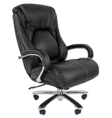 Офисное кресло Chairman 402, кожа, черный