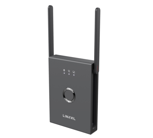 Базовая станция Fanvil LINKVIL W710D, 20 SIP-аккаунтов, 10 одновременных вызовов, 10 клиентов, до 50м. в помещении, до 300м. прямой видимости, черный