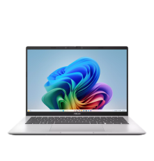 Ноутбук ASUS Vivobook 14 X1407QA-LY099W, Snapdragon X  X1 26 100/16GB LPDDR5X/1TB SSD/Qualcomm Adreno GPU/14"/WUXGA/1920x1200/16:10 Wi-Fi 6E+BT 5.3/Win 11 Home/серебристый