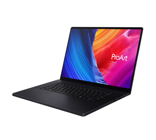 Ноутбук ProArt P16 H7606WW-SE009X, AMD Ryzen AI 9 HX 370/LPDDR5X 64GB/2TB PCIE G4 SSD/Nvidia RTX 5080 16GB GDDR7/16"/4K/3840x2400/OLED/16:10/120Hz/Win 11 Pro/черный