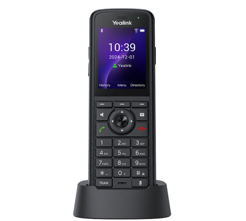 IP-телефон YEALINK AX86R, 2.4", Wi-Fi 6, IP67, Alarm, виброоповещение, Bluetooth, 3.5 mm, Type-C, SNC, звук HD, черный