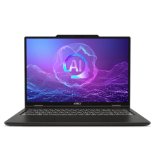 Ноутбук MSI Venture 16 AI A2HMG, Intel Ultra 7 255H, 16", 16:10, 2K, OLED, 2048*1280, 120Hz, DDR5 32GB (16GB*2), 1TB SSD, Intel Arc Graphics, Win 11 Pro, серый
