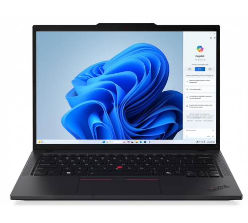 Ноутбук Lenovo ThinkPad T14 Gen 5, Intel Ultra 7 165U/16GB DDR5 5600/1TB SSD M.2/Intel Iris Xe/14"/WUXGA/1920x1200/IPS/WiFi/BT/Kb Ru/Eng/Win 11 Pro Eng/черный