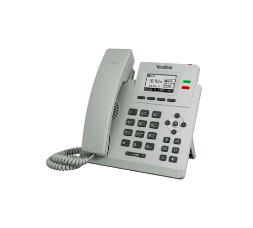 SIP-телефон YEALINK SIP-T31P, светло-серый, 2 аккаунта, PoE