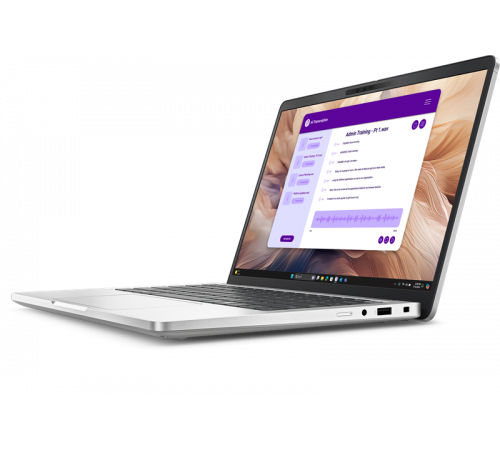 Ноутбук Dell Pro 13 Plus, Intel Core Ultra 7 266V, 13.3", FullHD, 16GB LPDDR5, 1TB SSD, Intel Arc graphics, Linux, KB Eng/Rus, серебристый