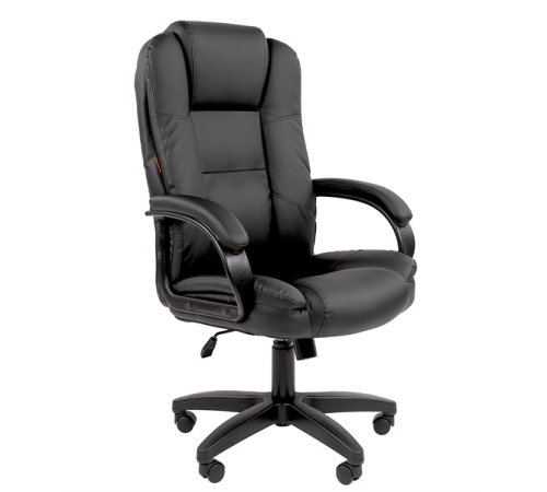 Офисное кресло Chairman 600 LT, экопремиум, черный (аналог 668 LT)
