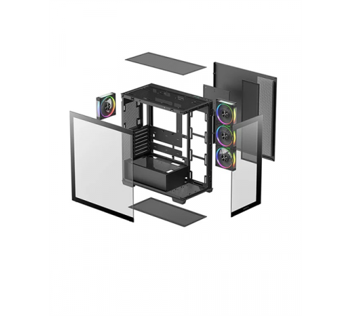 Корпус Deepcool CG580 4F V2, черный