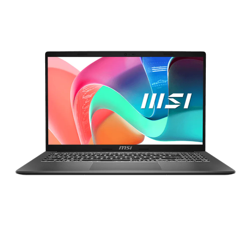 Ноутбук MSI Modern 15 F1MG, Intel Core 5 120U/DDR4 16GB (8GB*2)/512GB SSD/Intel Graphics/15.6/FHD/1920*1080/IPS/Dos/серый