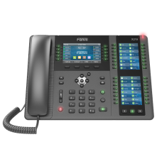 SIP-телефон Fanvil X210, 2xEthernet 10/100/1000, HD Voice, 20 SIP аккаунтов, IPV6/OPUS, 4.3"+2*2.4" цветные экраны, WIFI  Built-in Bluetooth, POE + Gigabit, блок питания, черный