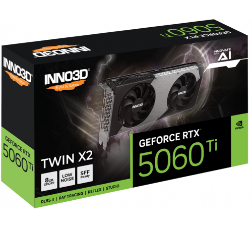 Видеокарта INNO3D RTX 5060 Ti Twin X2 8GB, GDDR7/128-bit
