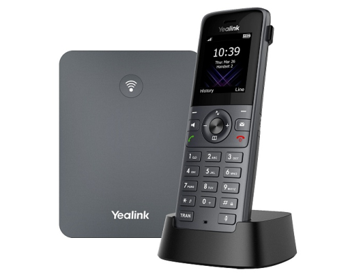 SIP-телефон YEALINK W73P (база W70B+трубка W73H) до 10 SIP-аккаунтов, до 10 трубок на базу, до 20 одновременных вызовов, черный SIP-телефон YEALINK W73P (база W70B+трубка W73H) до 10 SIP-аккаунтов, до 10 трубок на базу, до 20 одновременных вызовов, черный