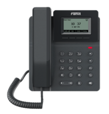 SIP-телефон Fanvil V50P, 2 SIP-аккаунта, 2.3" 132x64 черно-белый экран, POE, БП в комплекте, 2x100 Mbps, черный