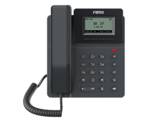 SIP-телефон Fanvil V50P, 2 SIP-аккаунта, 2.3" 132x64 черно-белый экран, POE, БП в комплекте, 2x100 Mbps, черный SIP-телефон Fanvil V50P, 2 SIP-аккаунта, 2.3" 132x64 черно-белый экран, POE, БП в комплекте, 2x100 Mbps, черный