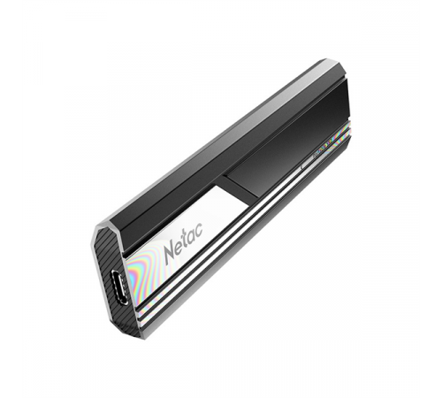 Внешний накопитель SSD 1TB Netac ZX10, USB 3.2, черный/серебристый