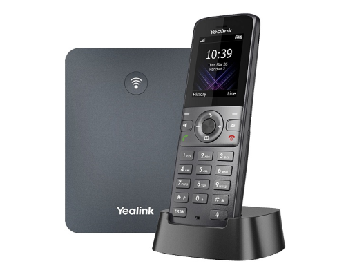 SIP-телефон YEALINK W74P (база W70B+трубка W74H) до 10 SIP-аккаунтов, до 10 трубок на базу, до 20 вызовов, черный SIP-телефон YEALINK W74P (база W70B+трубка W74H) до 10 SIP-аккаунтов, до 10 трубок на базу, до 20 вызовов, черный