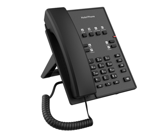 SIP-телефон Fanvil H1, 1xEthernet 10/100, HD Voice, 8 DSS Keys, PoE, БП, черный