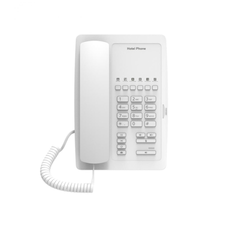 SIP-телефон Fanvil H3, 2 SIP-аккаунта, POE, БП в комплекте, 1x100 Mbps, белый