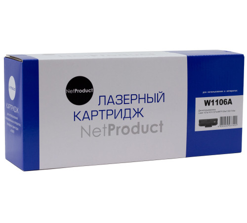 Картридж NetProduct для HP Laser 107a/107r//MFP135a/135r/135w/137, (1000 стр.) с чипом